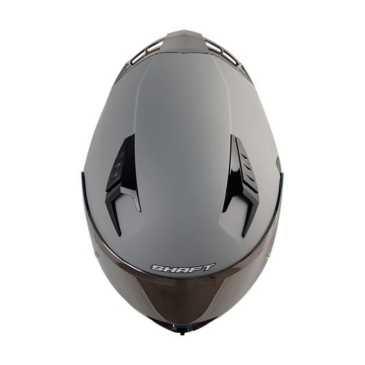 CASCO SHAFT SH-526SP SOLID MATE GRIS NEGRO VISOR IRIDIUM