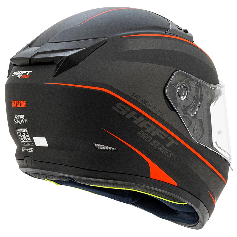 CASCO SHAFT SH-545PRO EXTREME MATE NEGRO ROJO