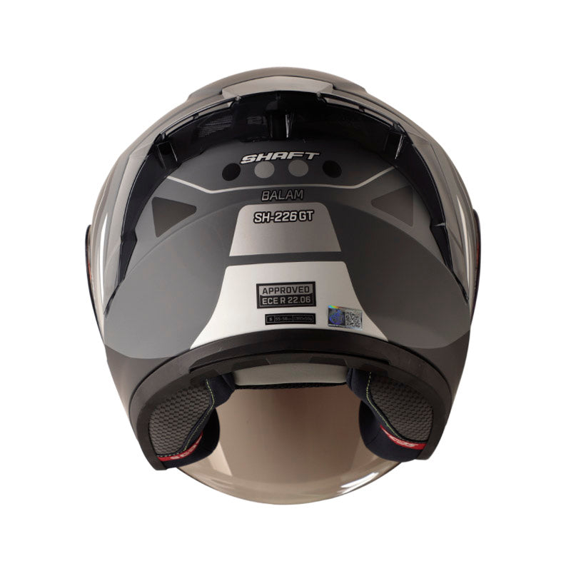 CASCO SHAFT SH-226GT BALAM MATE GRIS OSCURO PLATA IRIDIUM