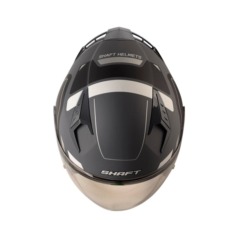 CASCO SHAFT SH-226GT BALAM MATE GRIS OSCURO PLATA IRIDIUM
