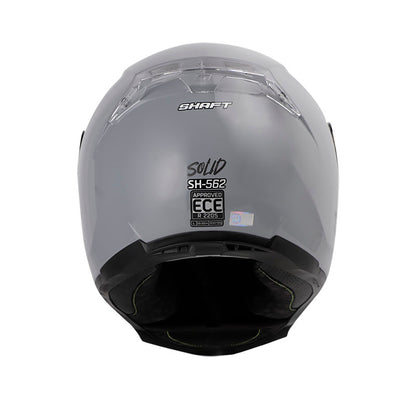 CASCO SHAFT SH-562 SOLID GRIS VISOR IRIDIUM AZUL