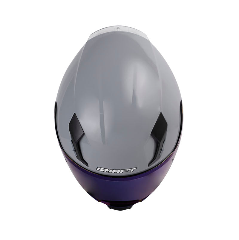 CASCO SHAFT SH-562 SOLID GRIS VISOR IRIDIUM AZUL