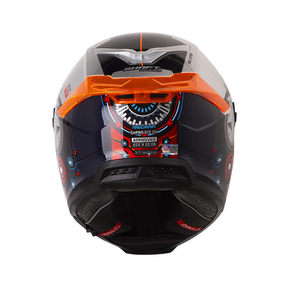 CASCO SHAFT SH-615DV PRO MECKHA CROMADO NARANJA NEON IRIDIUM
