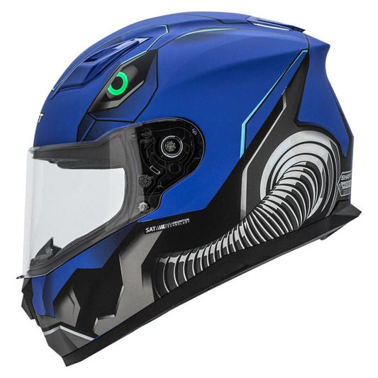 CASCO SHAFT SH-520 EXO AZUL GRIS