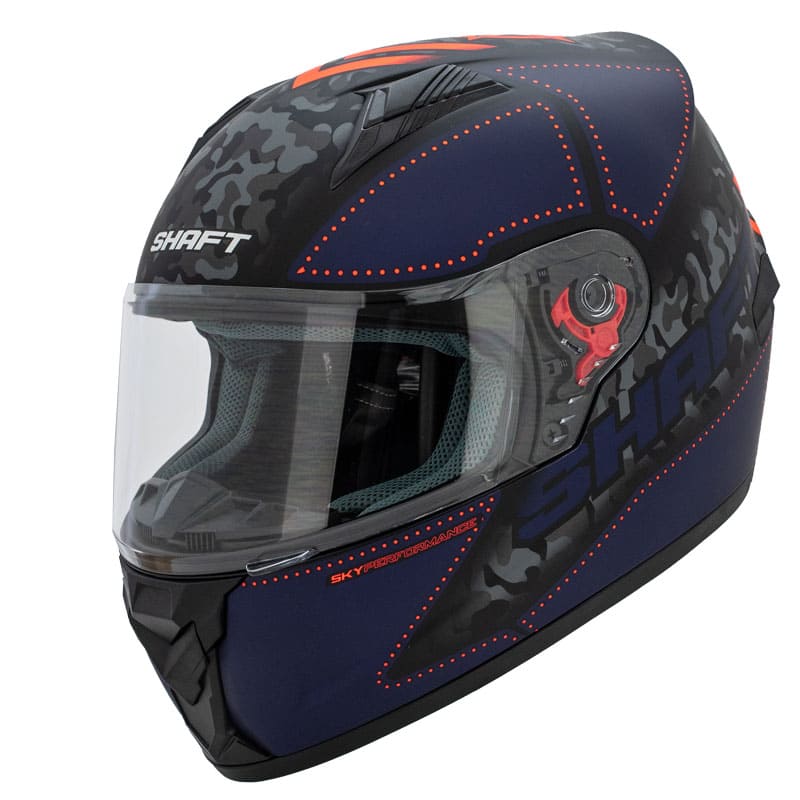 CASCO SHAFT SH-581EVO STRIKE MATE NEGRO AZUL