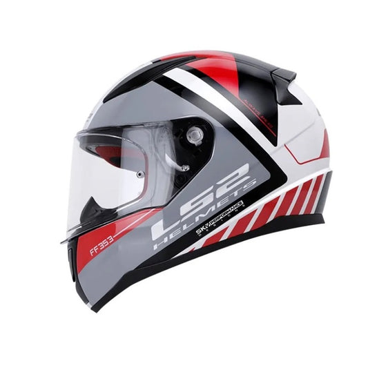 CASCO LS2 FF353 BLINK BLANCO ROJO
