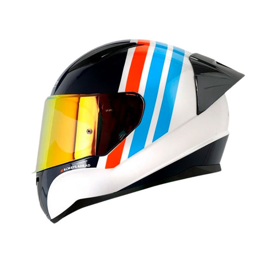 CASCO LS2 FF353 SHELLEY BLANCO NARANJA NEON VISOR IRIDIUM