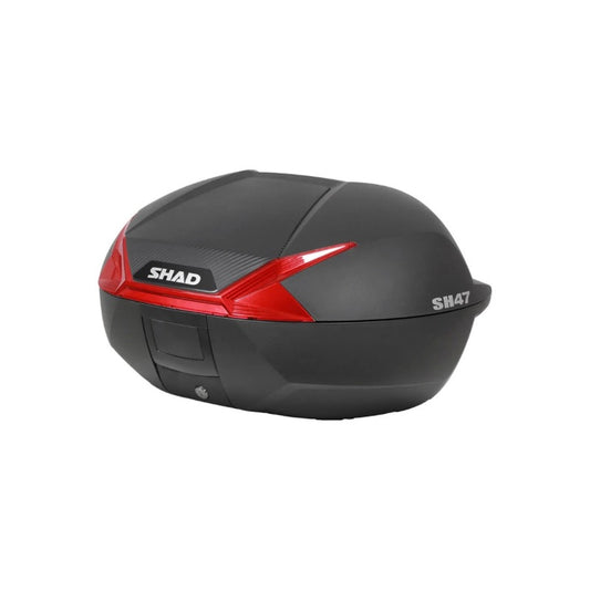 MALETERO SHAD 47LT NEGRO ROJO
