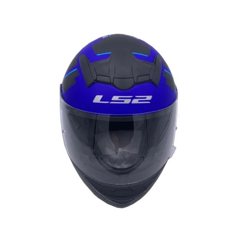 CASCO LS2 FF352 IRONFACE MATE NEGRO AZUL