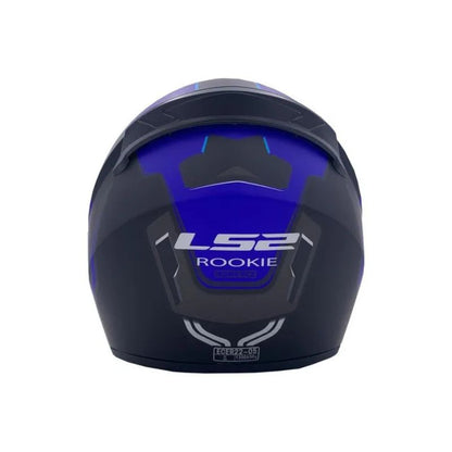 CASCO LS2 FF352 IRONFACE MATE NEGRO AZUL